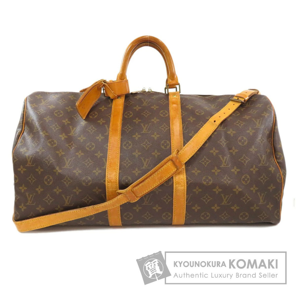 Louis Vuitton Keepall Bandoulire Monogram Boston Bag Canvas